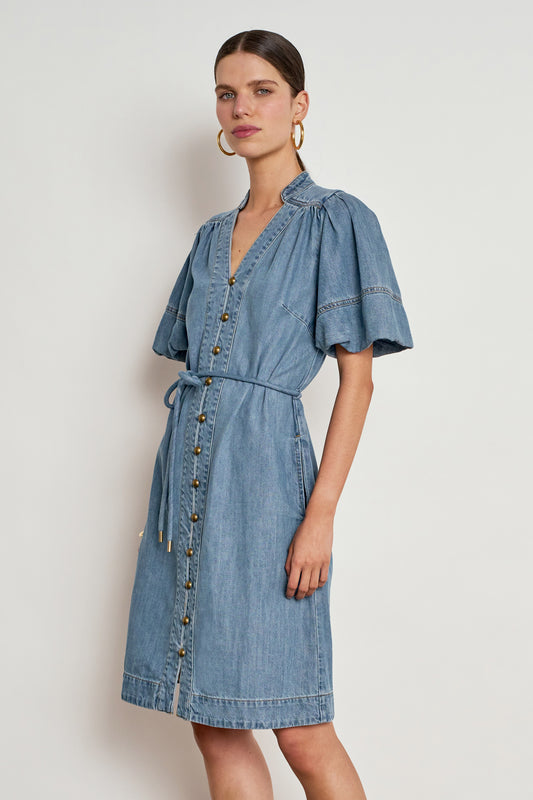 Honor Dress / Mid-Wash Denim