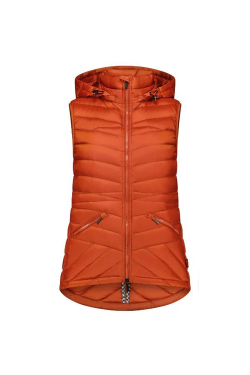 Mary Claire packable Vest/ Intense Rust
