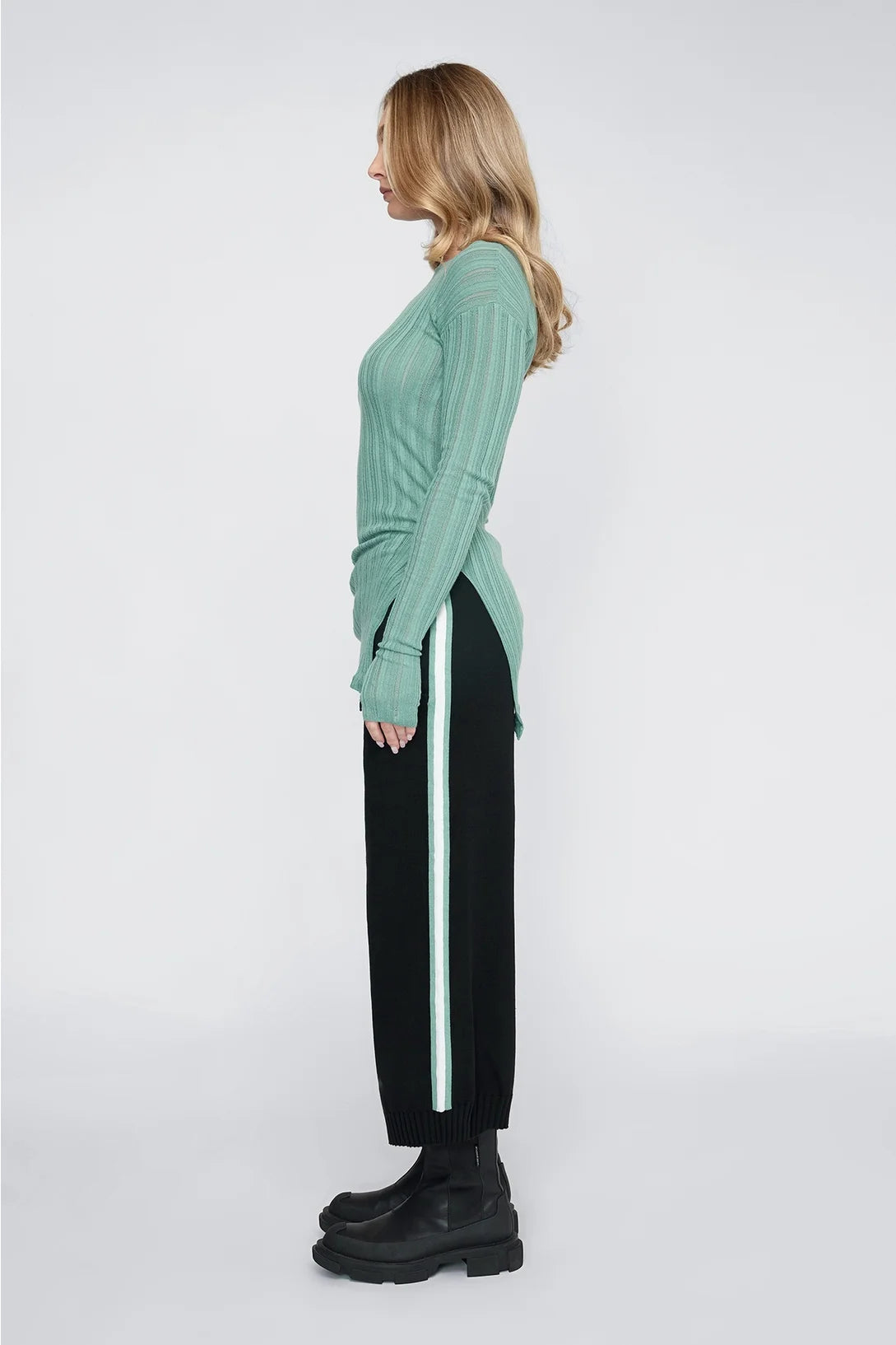 Rounded Veneer Tunic / Mineral