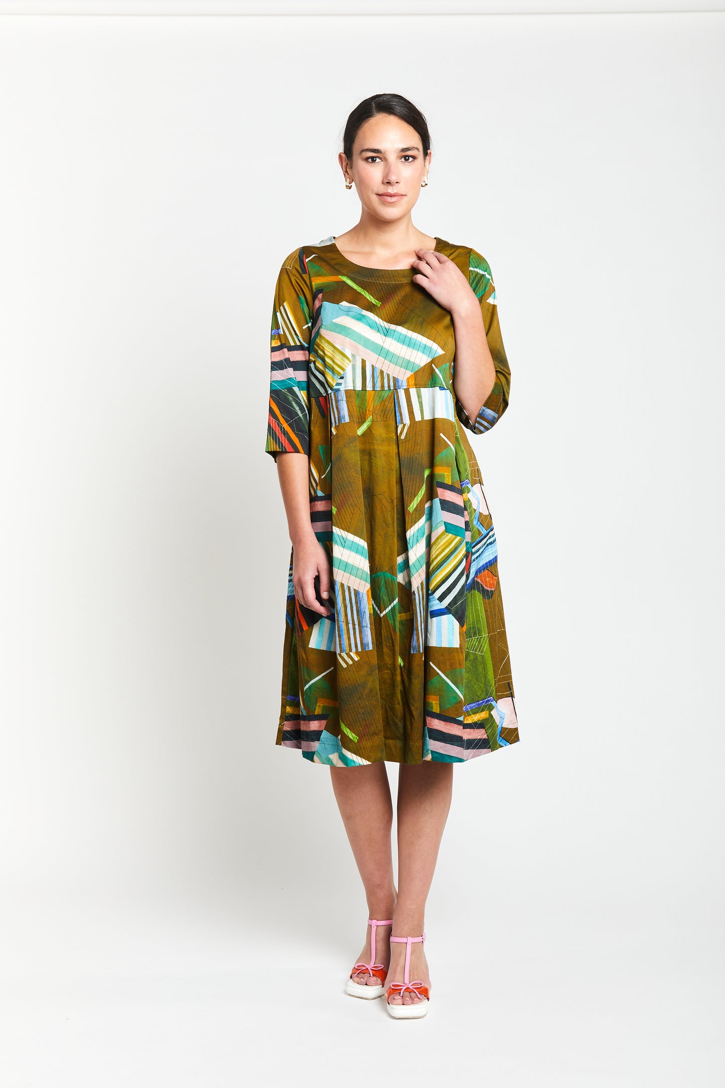 Picasso Shift Dress / Multi