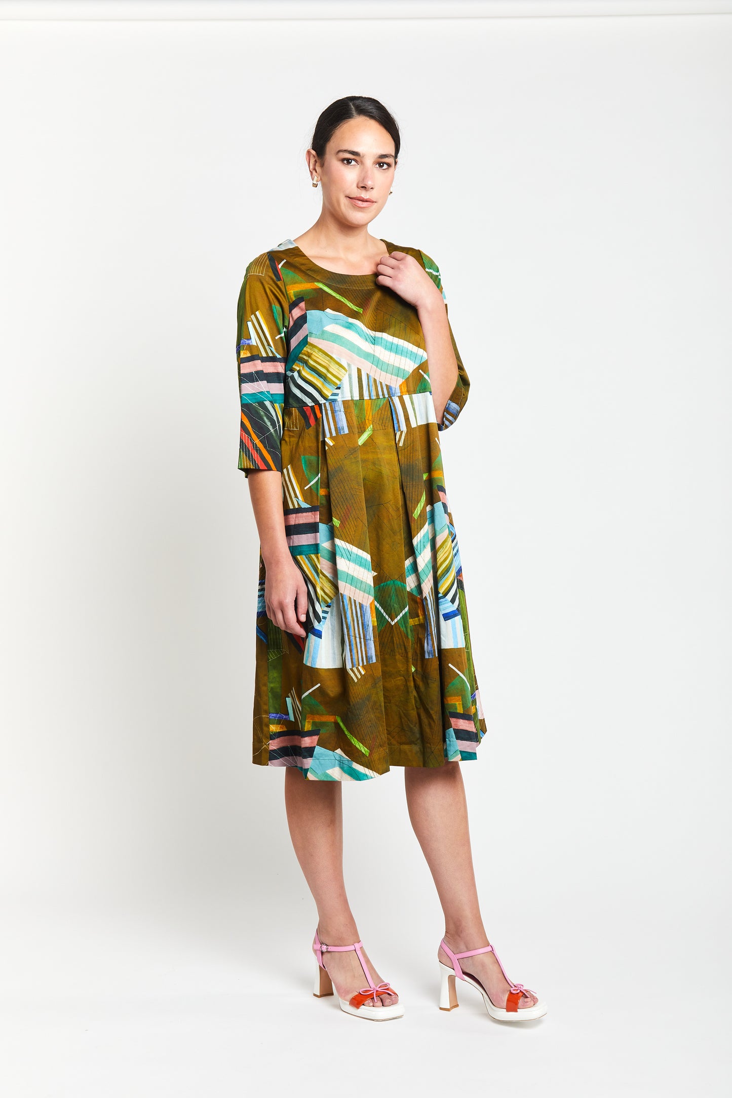 Picasso Shift Dress / Multi