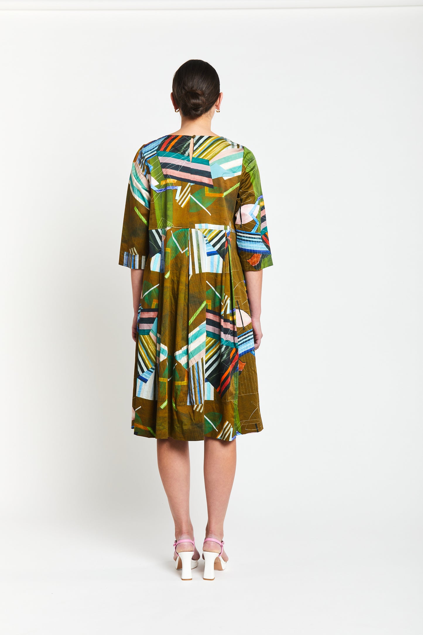 Picasso Shift Dress / Multi