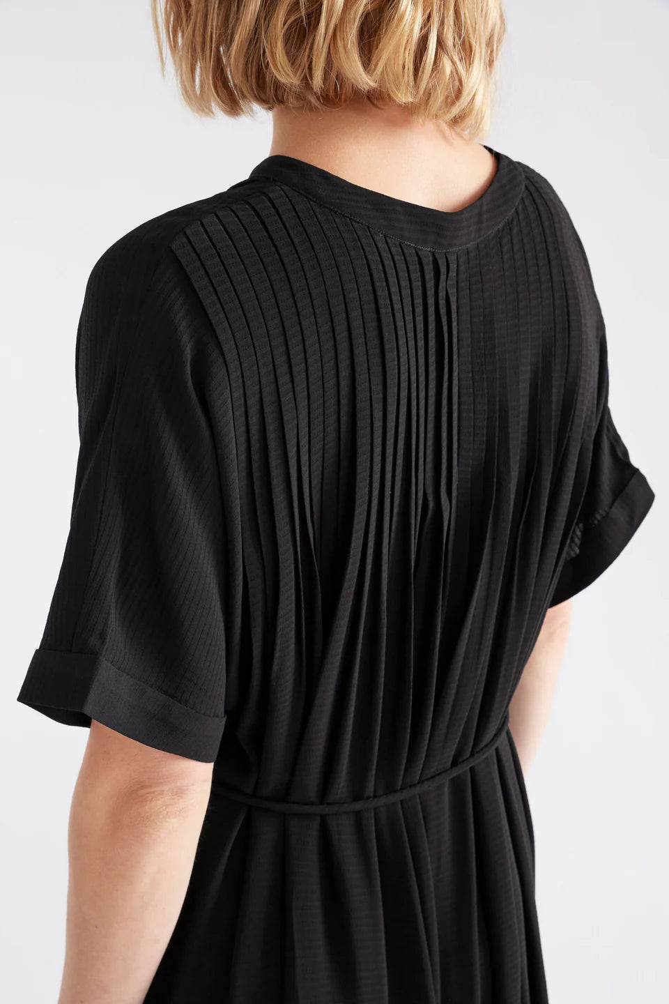 Omia Shirt Dress / Black