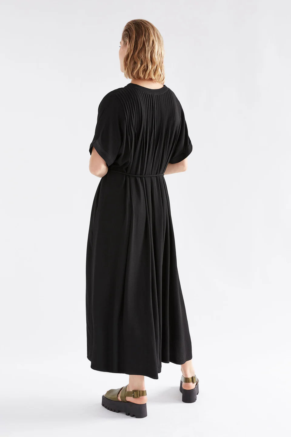 Omia Shirt Dress / Black