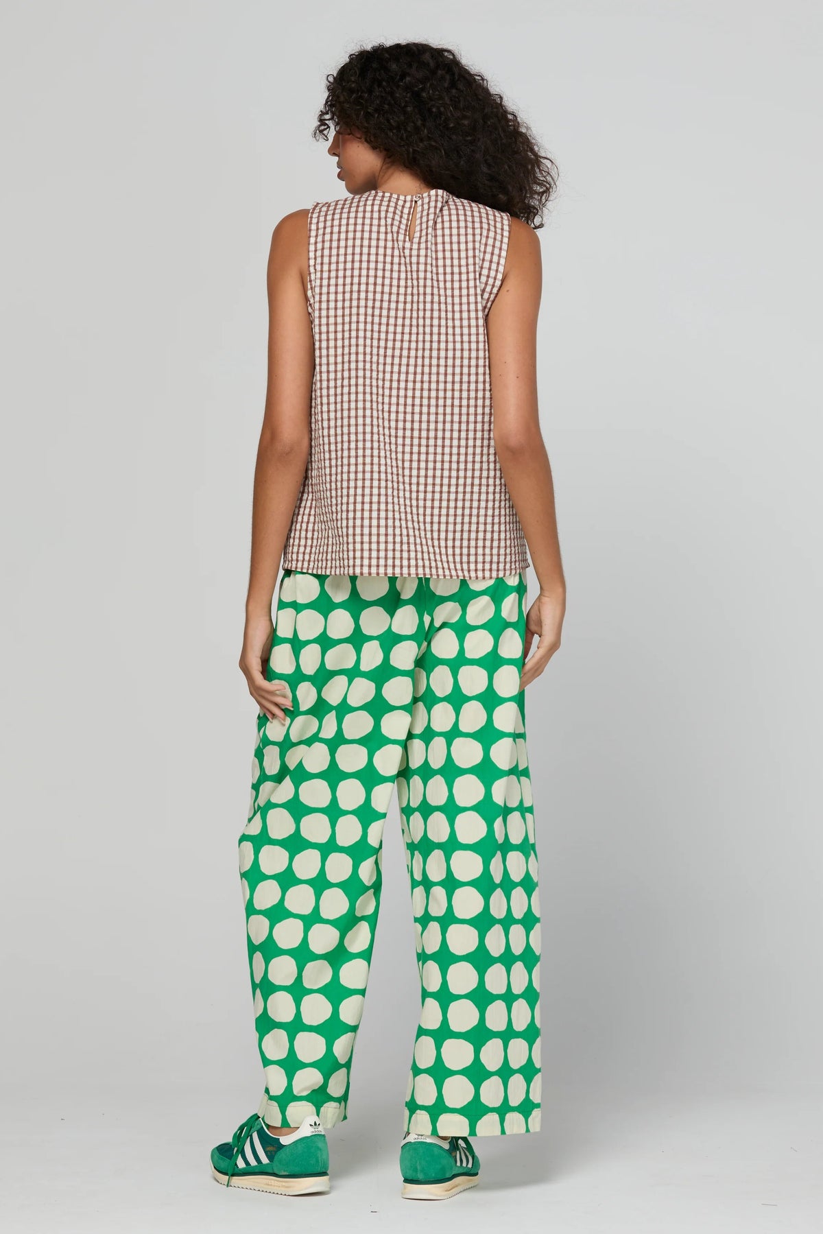 Chekku Top / Cocoa Gingham