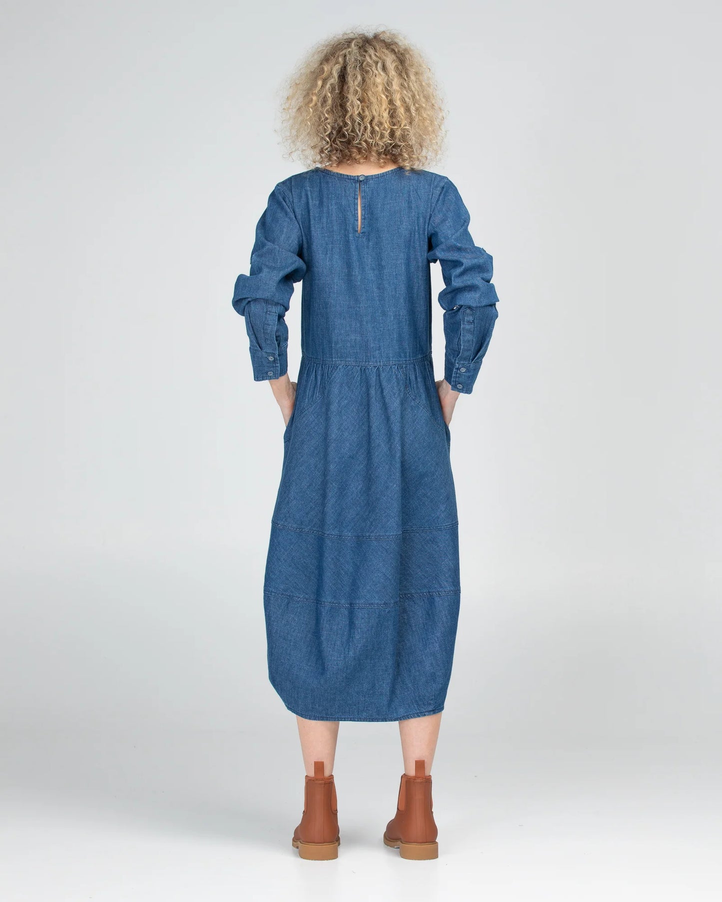 Guru Dress / Mid Wash Denim