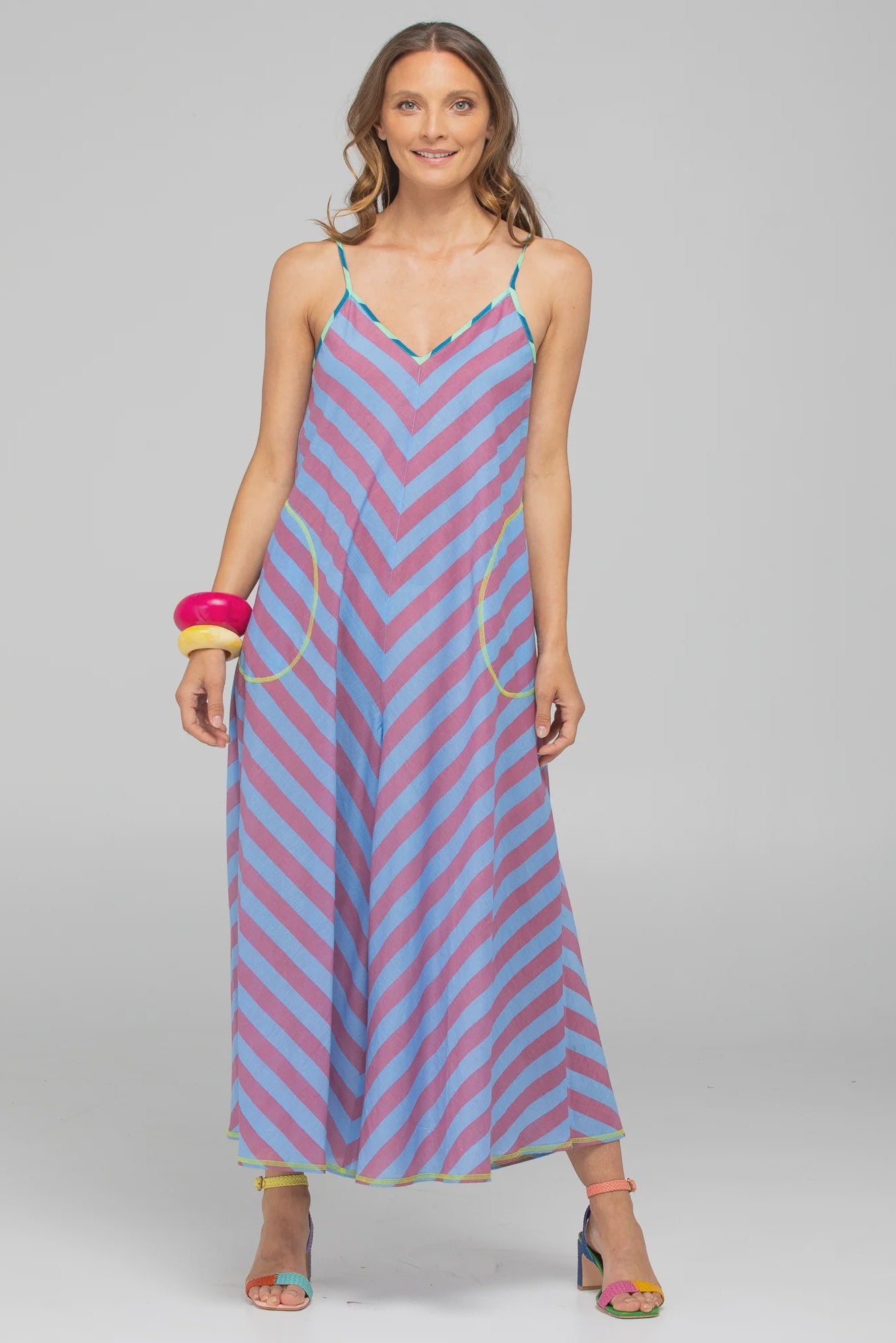 Shimmi Jumpsuit / Capri Blue