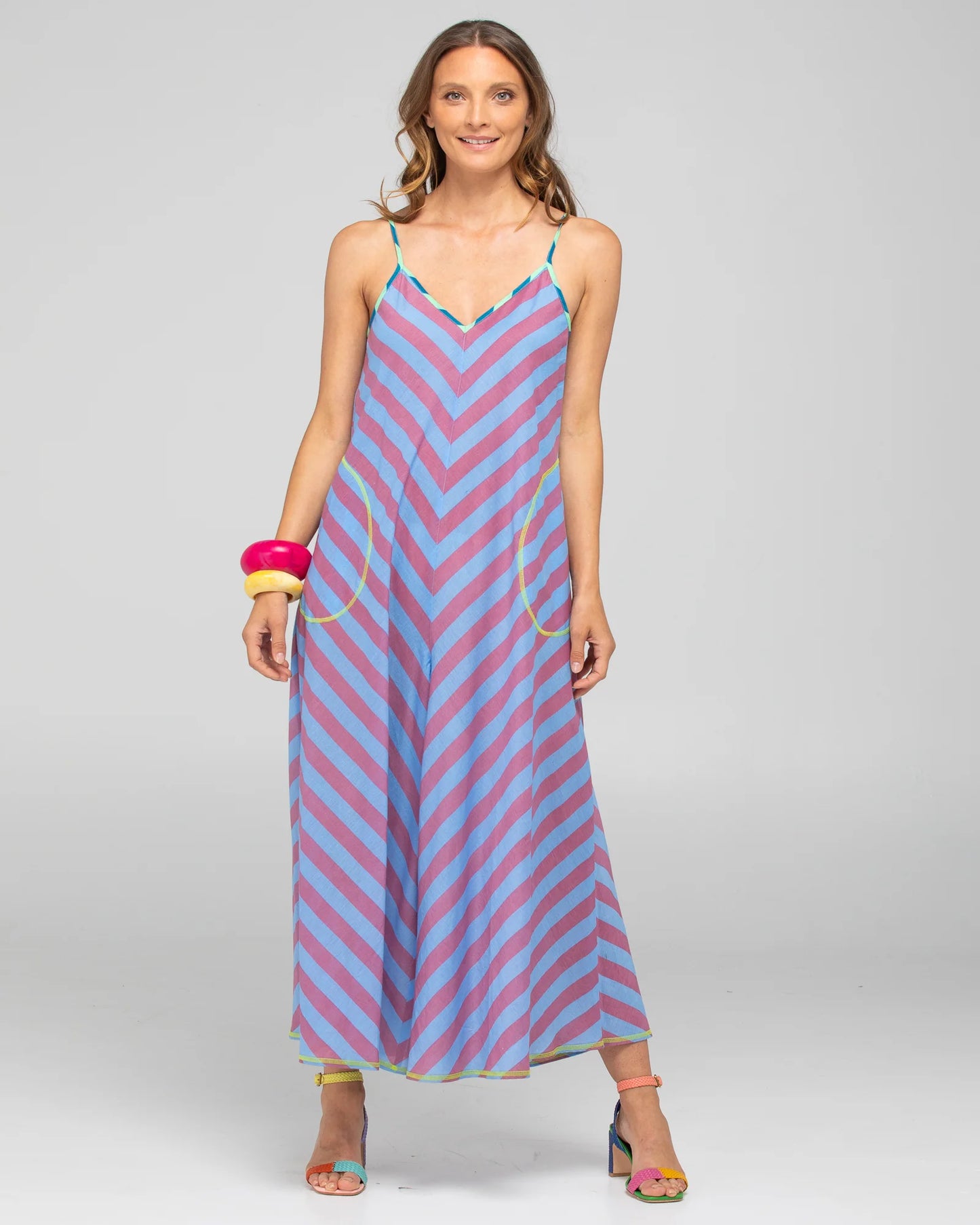Shimmi Jumpsuit / Capri Blue