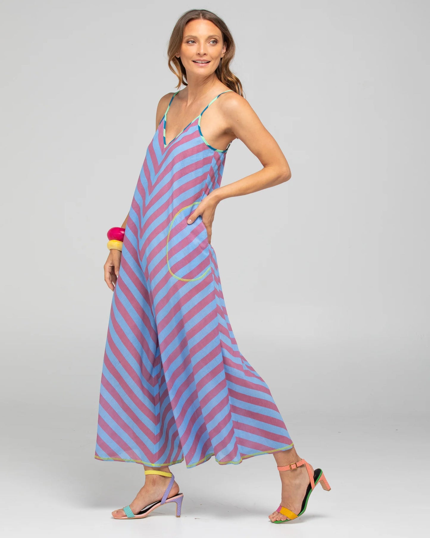 Shimmi Jumpsuit / Capri Blue