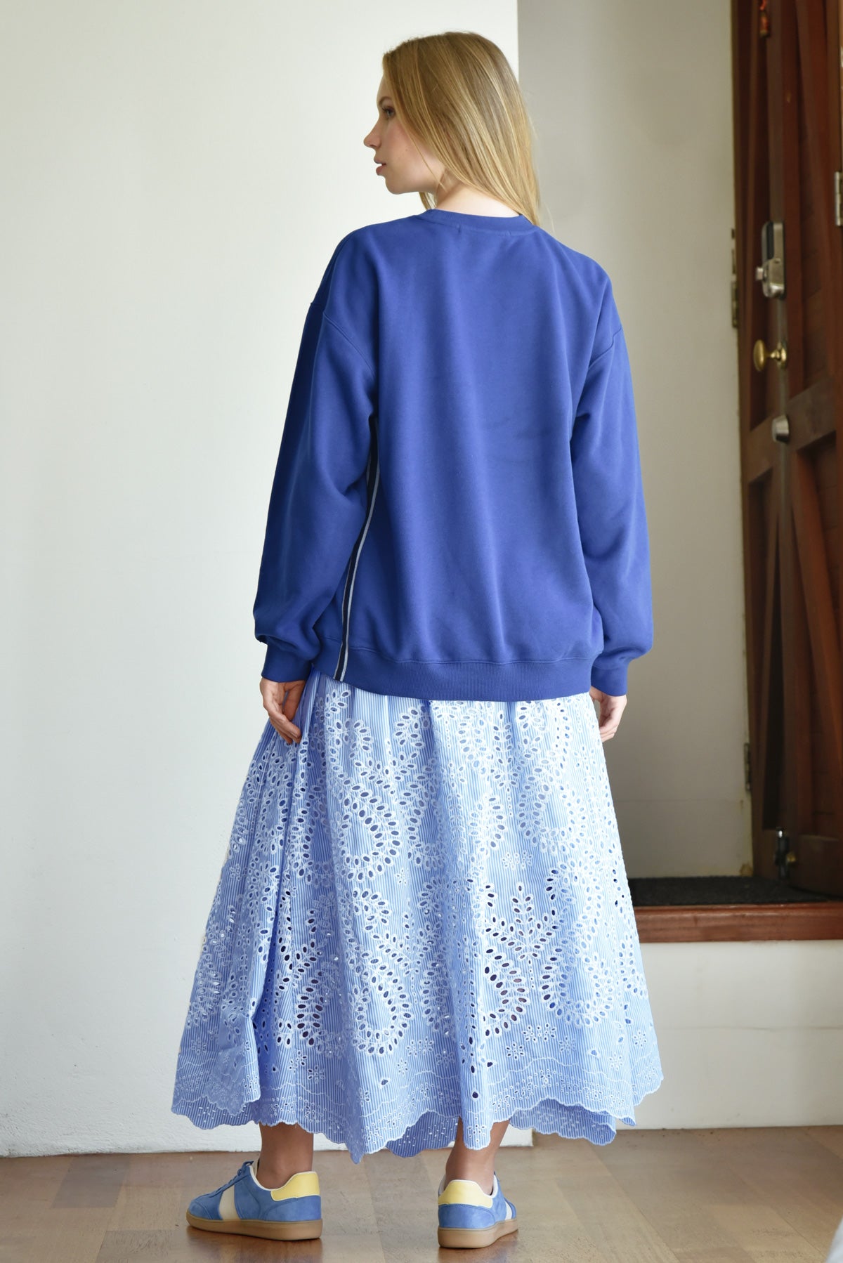 Forward Motion Skirt / Blue