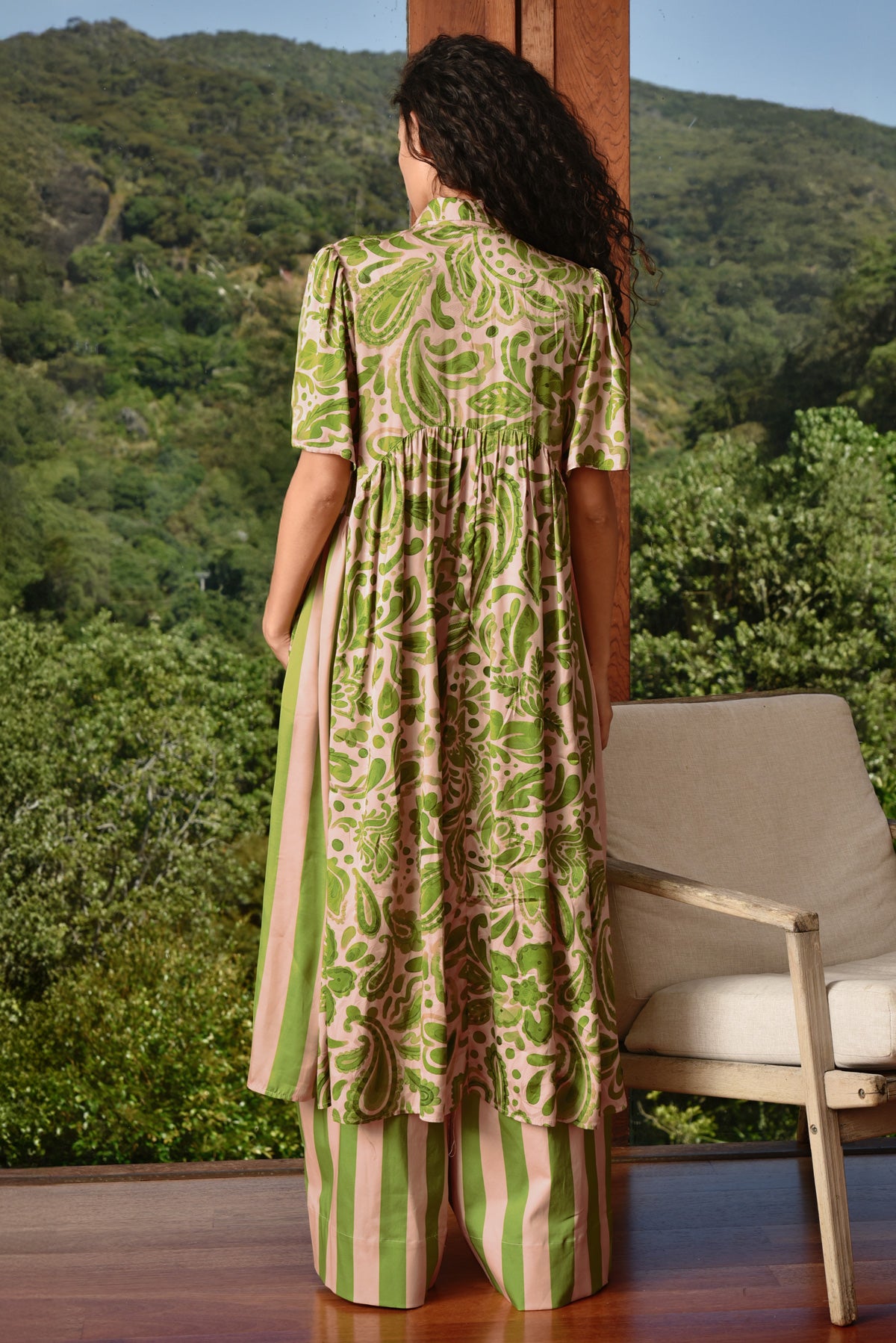 Made for Each Other Dress / Blush-Green Floral