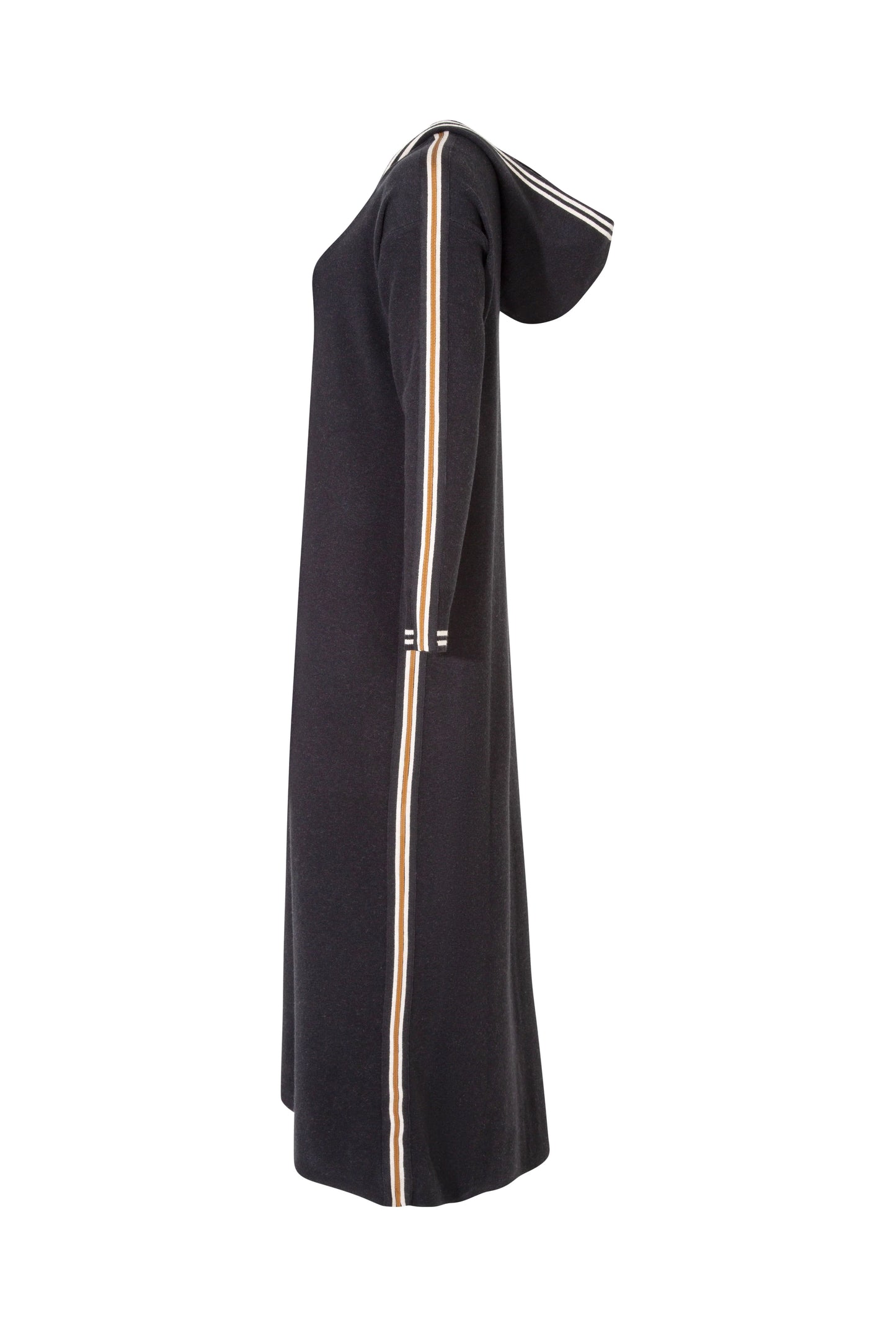For the Greater Hood Dress / Black