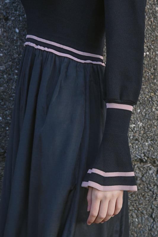 High Expectations Dress / Black & Pink