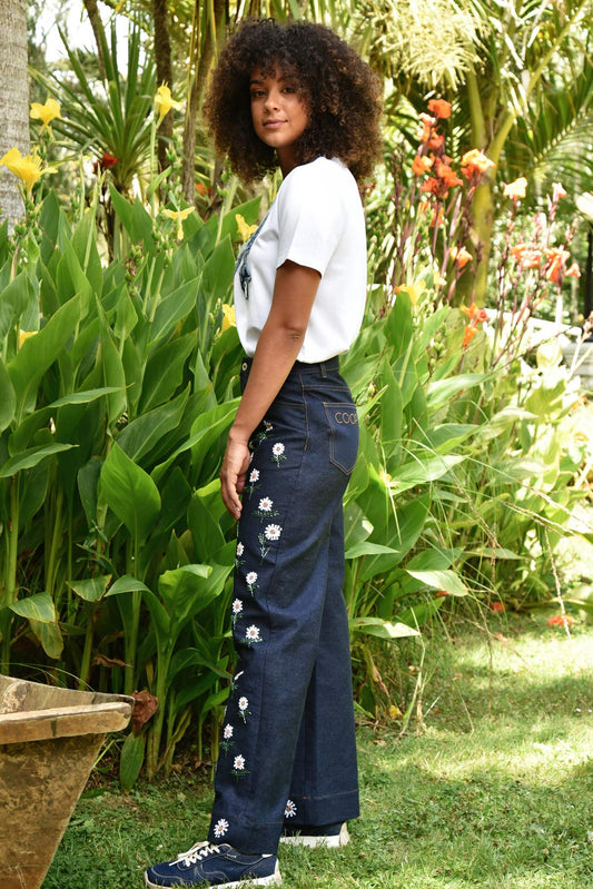 Precious Petal Jean / Indigo