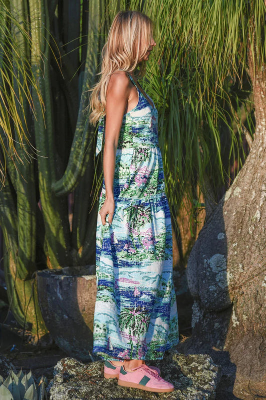 Bow-Nanza Dress / Blue