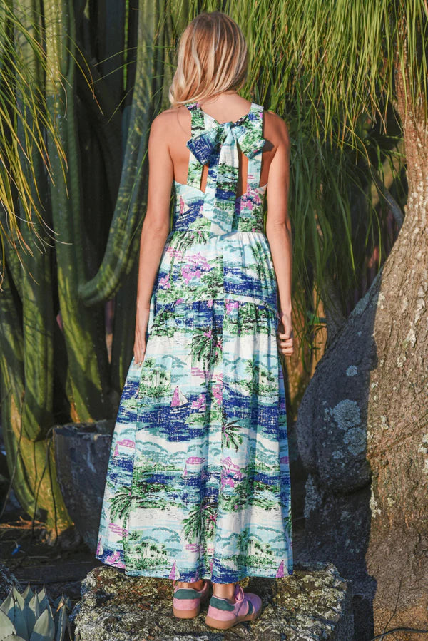 Bow-Nanza Dress / Blue