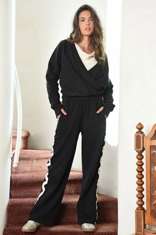 Side Hustle Trackpant / Black