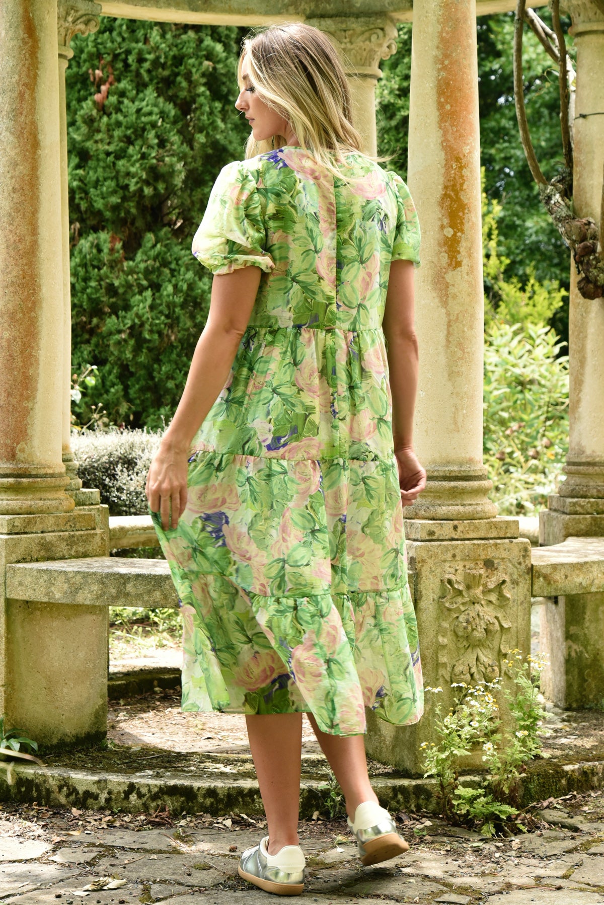 Dreaming of Spring Dress / Green Floral