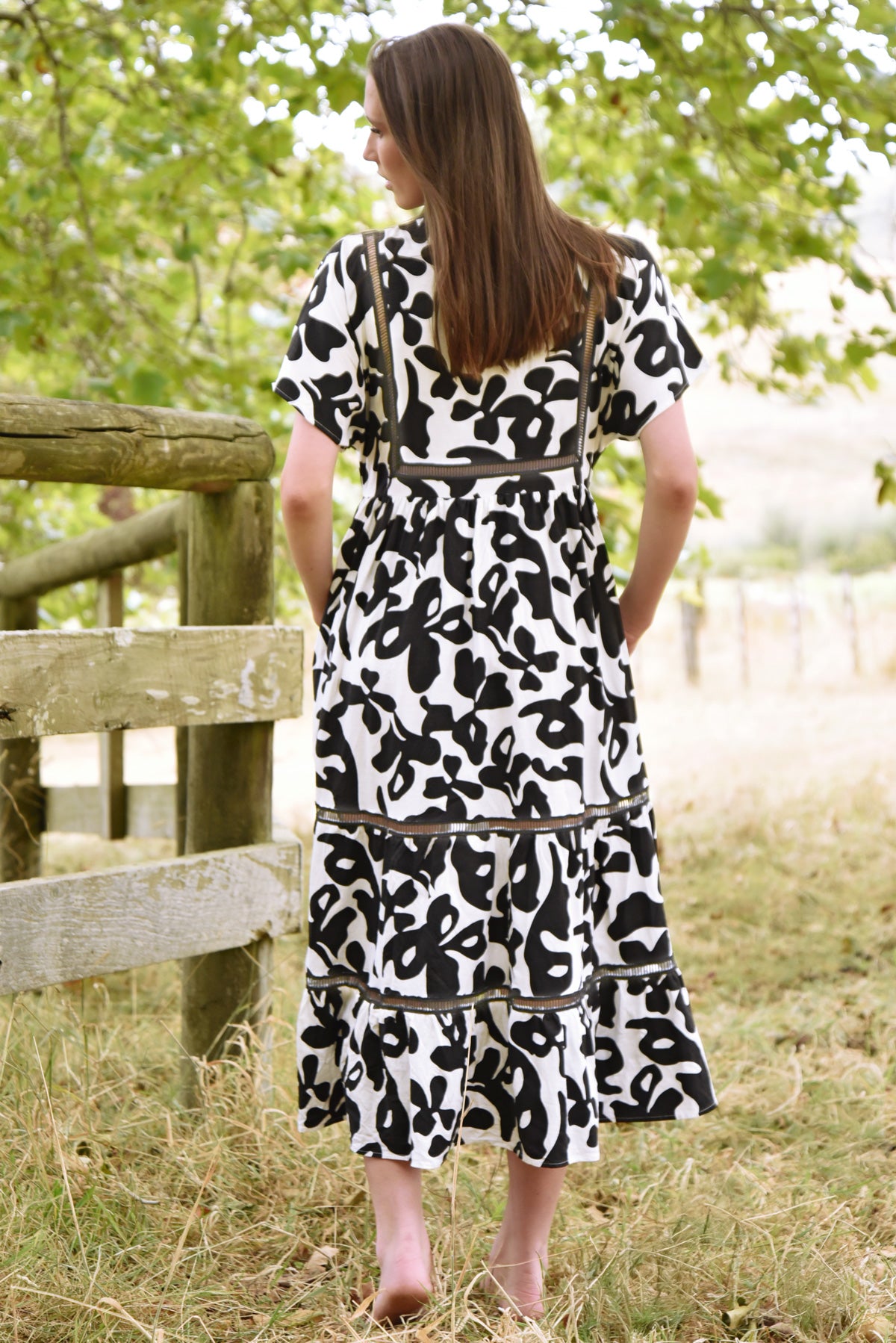 To the Max Dress / Black-White
