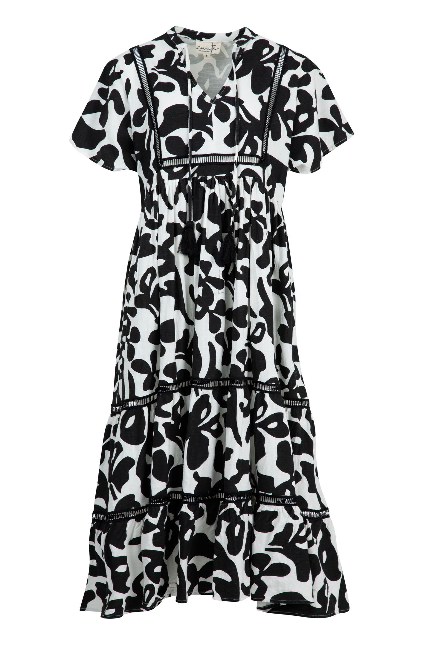 To the Max Dress / Black-White