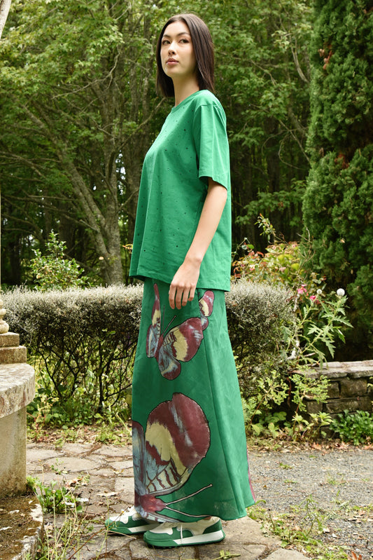 Bias About You Skirt / Green