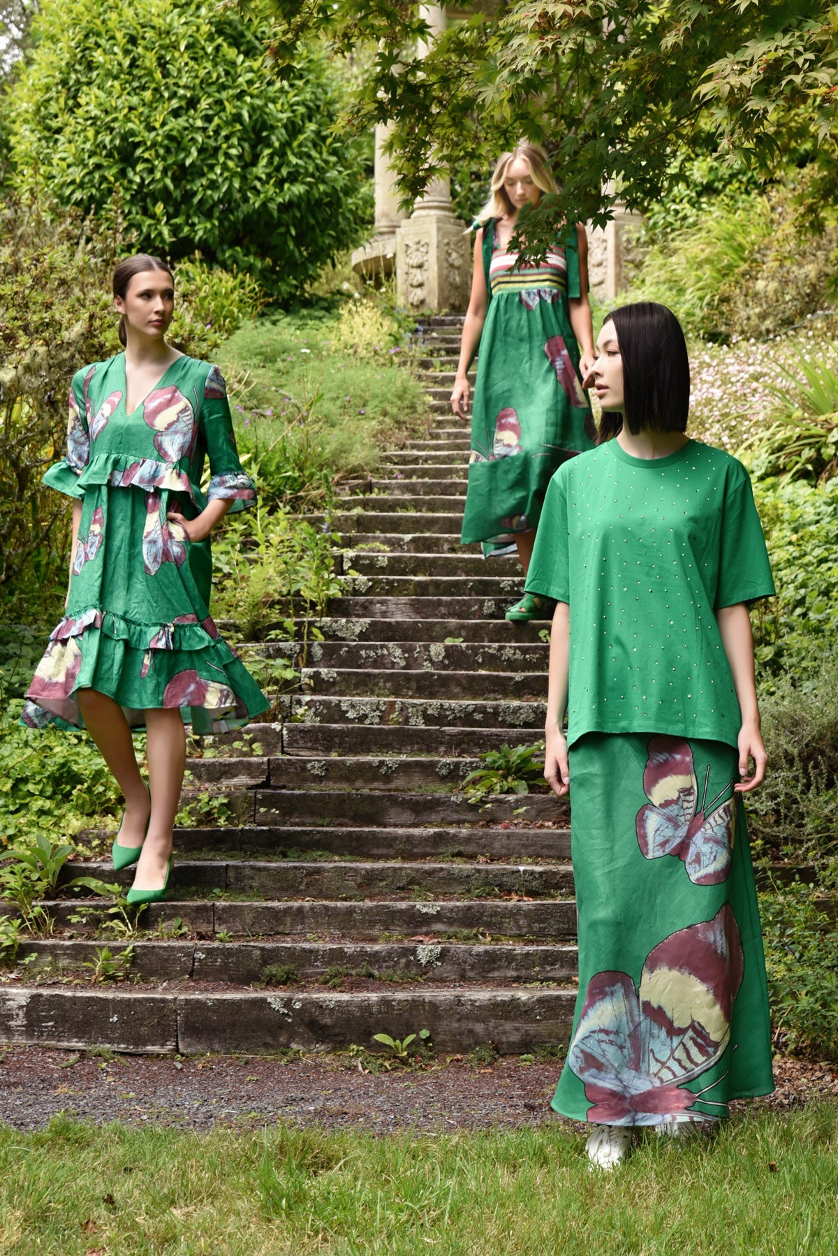 Bias About You Skirt / Green