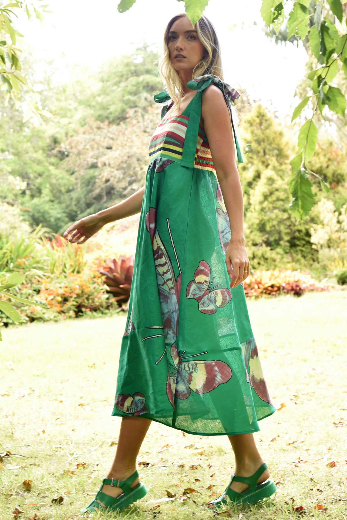 Strong Ties Dress / Green