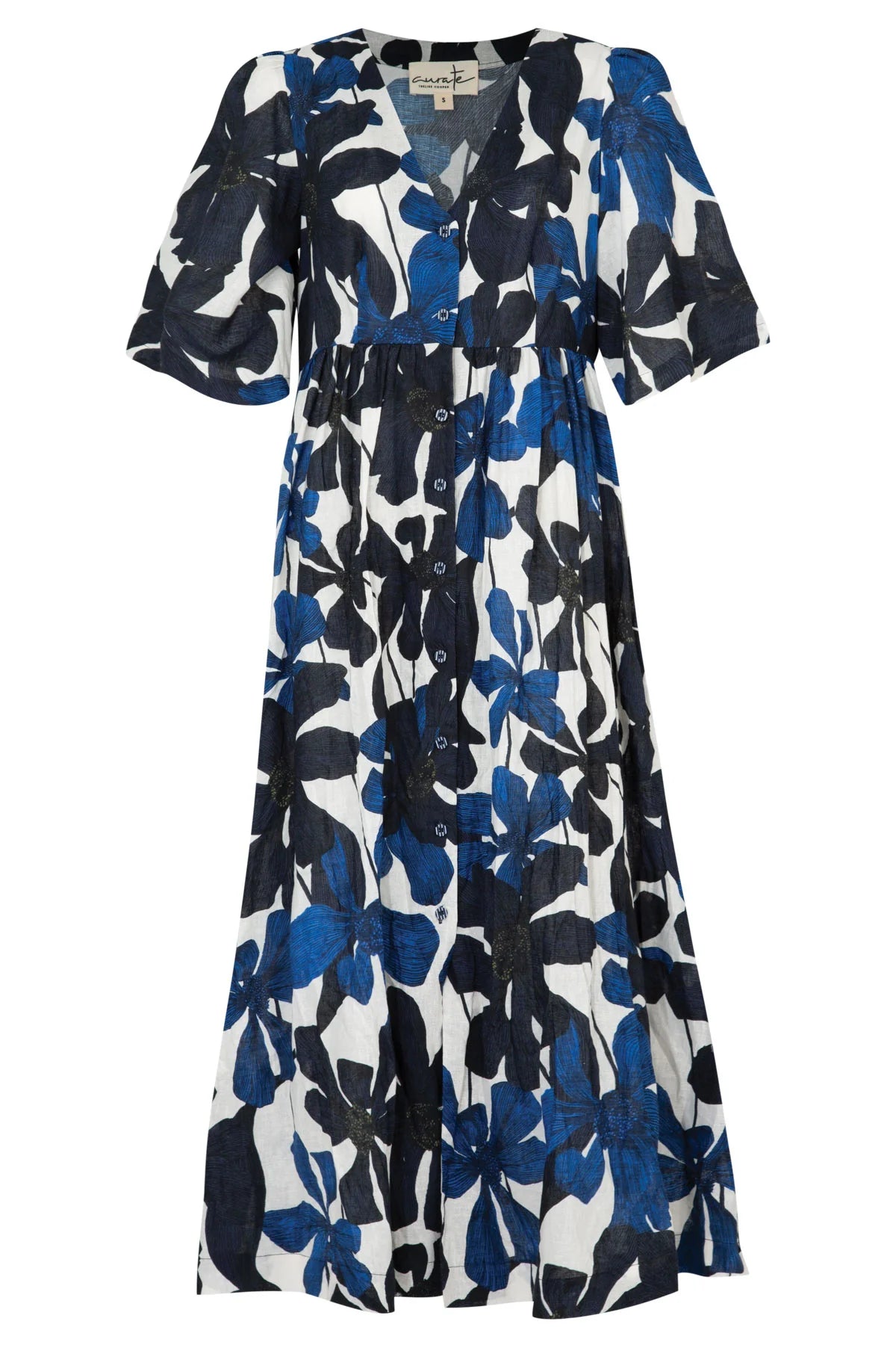 Let There Vee Life Dress / Navy Floral