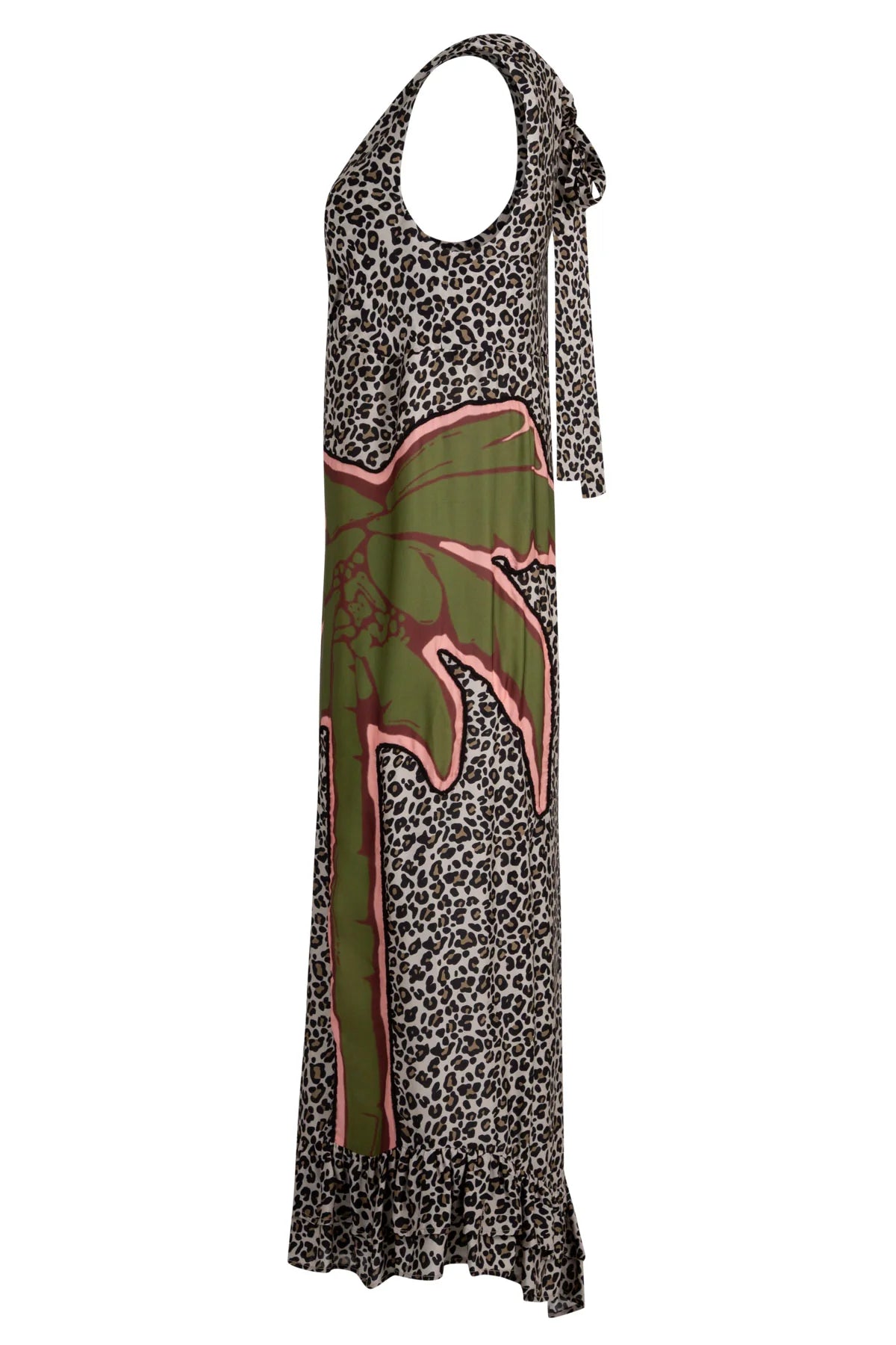 Spotless Behaviour Dress / Leopard Palm