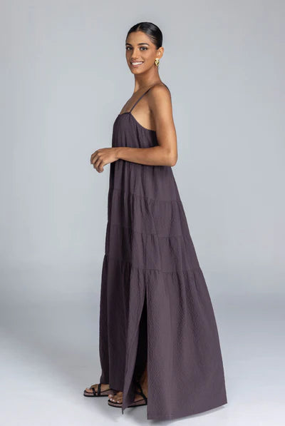 Carmen Dress / Deep Brown