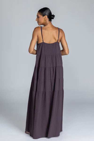 Carmen Dress / Deep Brown