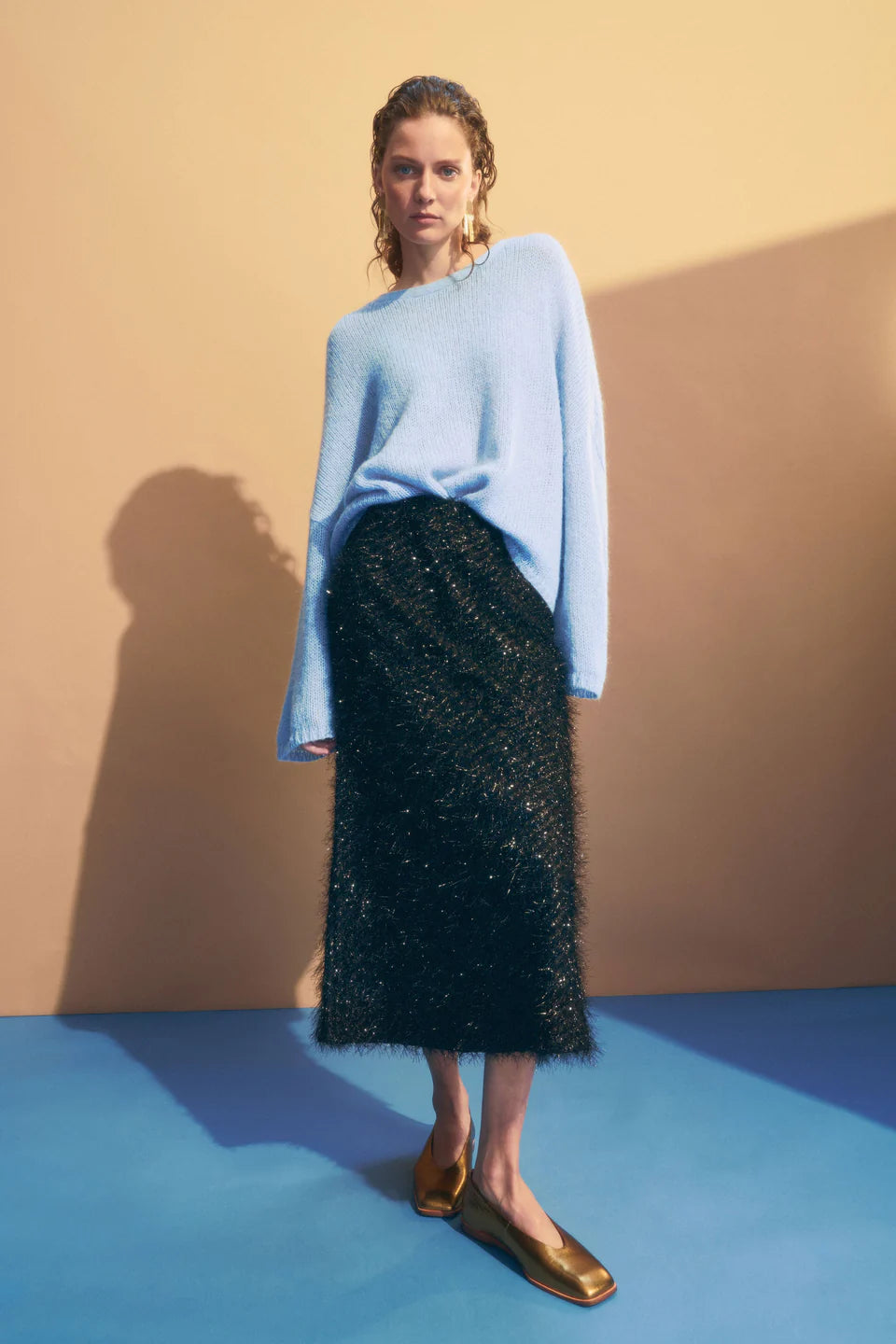 Agna Sweater / Pearl Blue