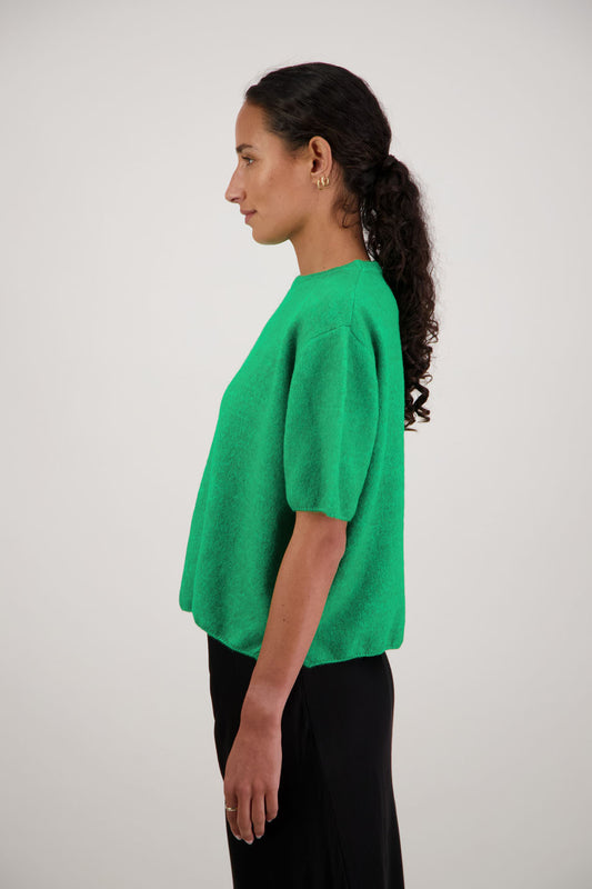 Faith Short Sleeve Knit / Green