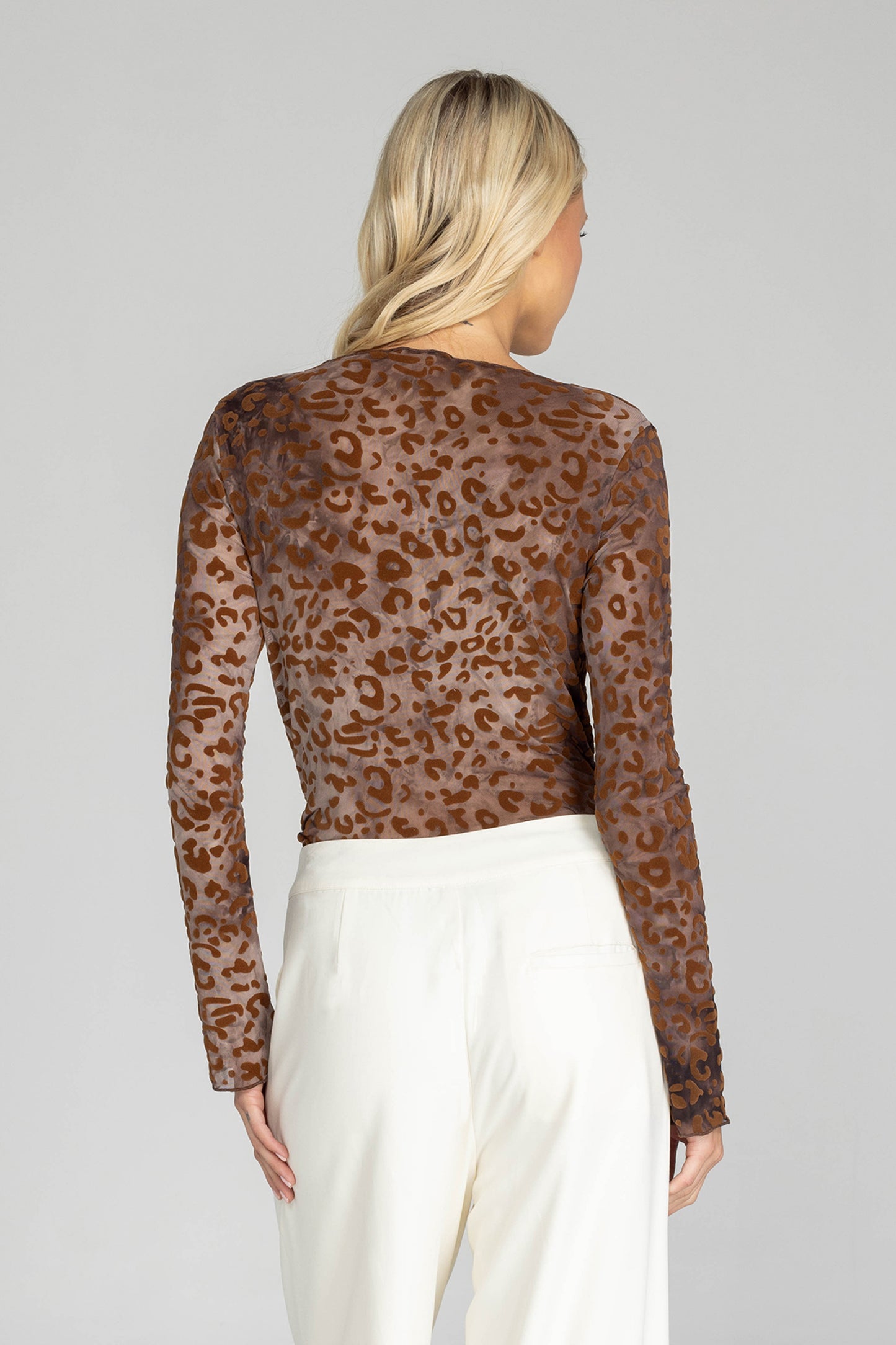 Gigi Top / Brown Leopard