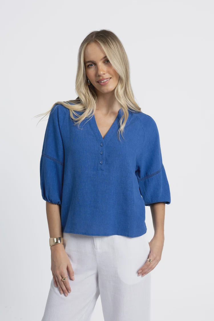 Nixie Blouse / Royal Blue