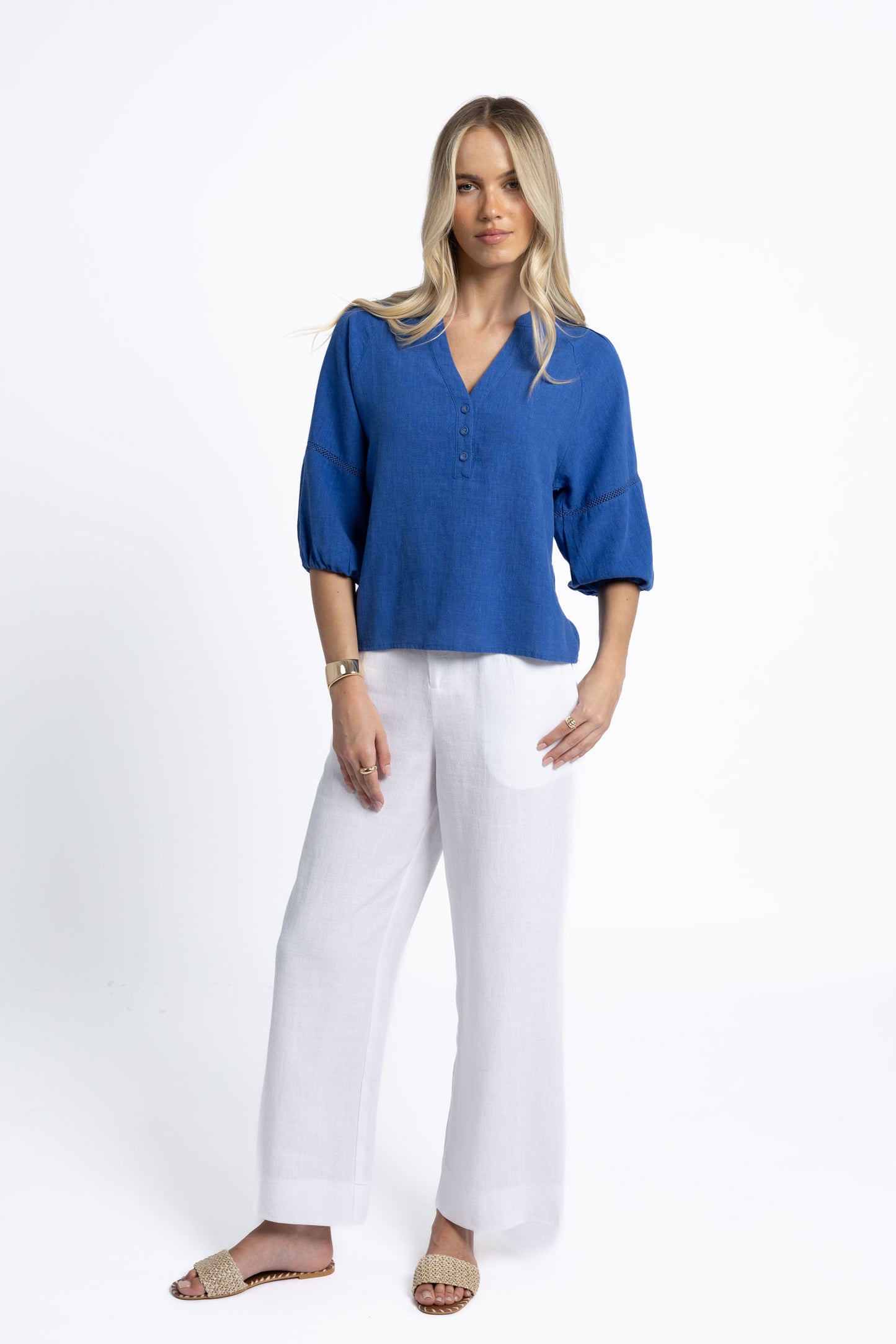 Nixie Blouse / Royal Blue