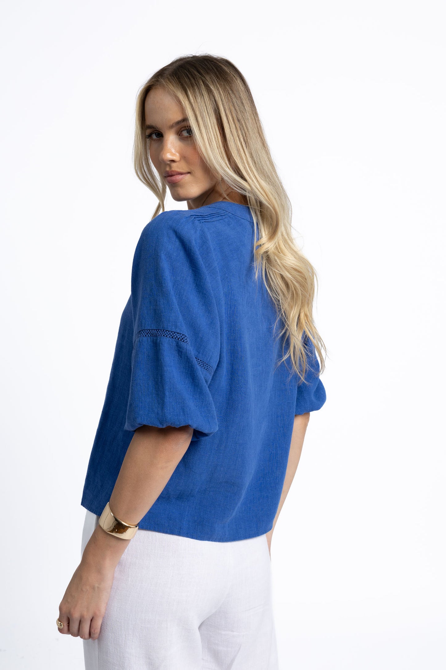 Nixie Blouse / Royal Blue