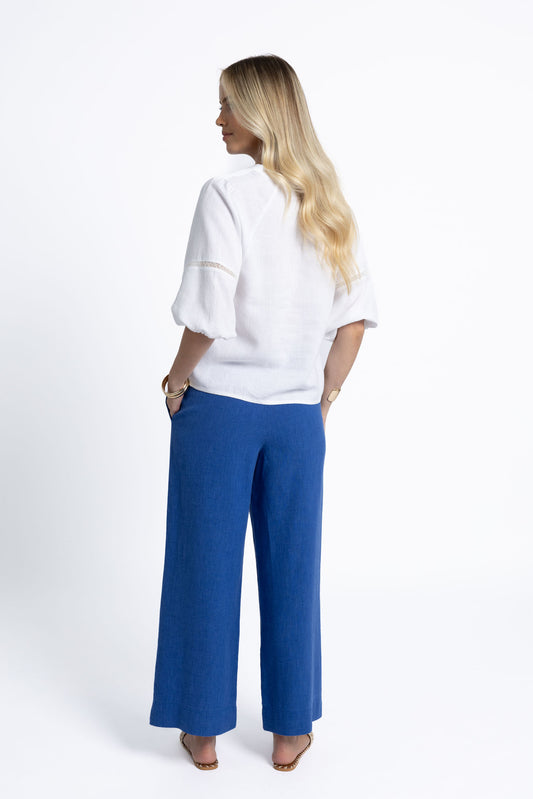 Fleetwood Linen Pant / Royal Blue