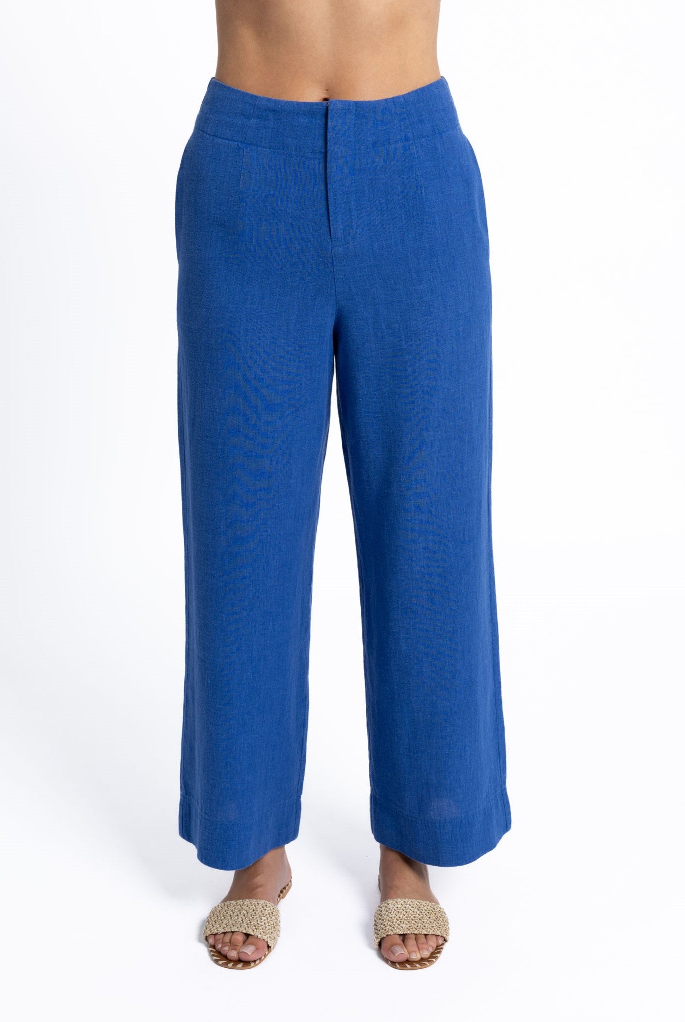 Fleetwood Linen Pant / Royal Blue