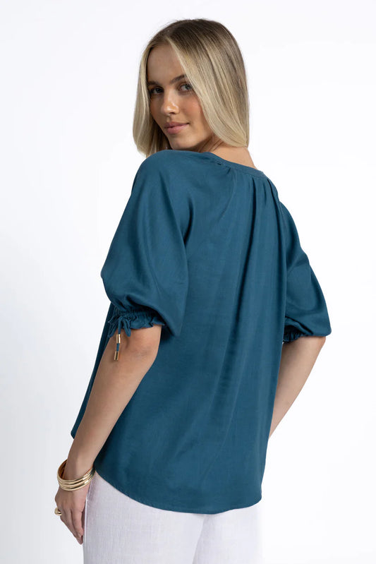 Reece Blouse / Teal