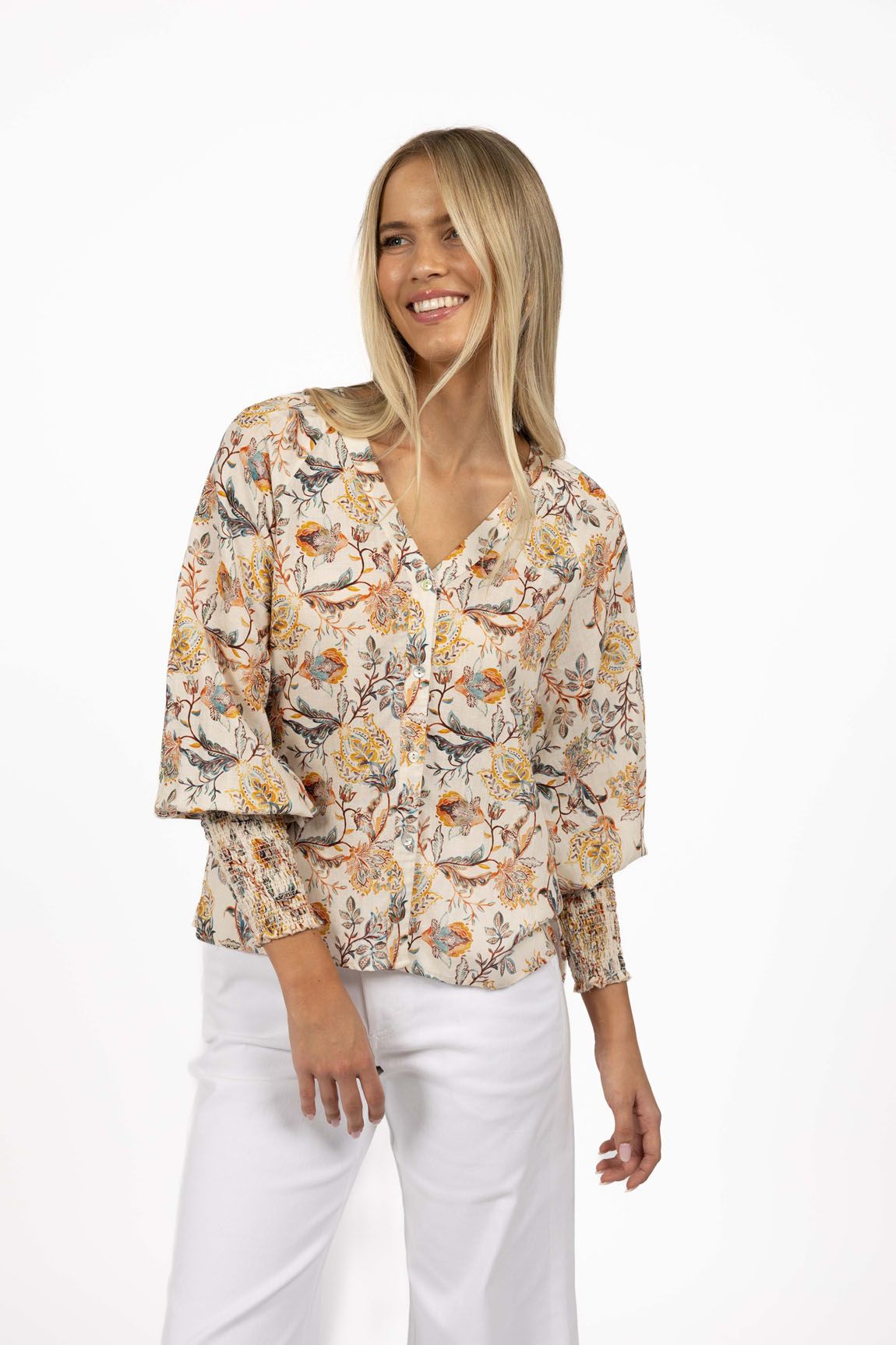Frances Blouse / Kaffir Print