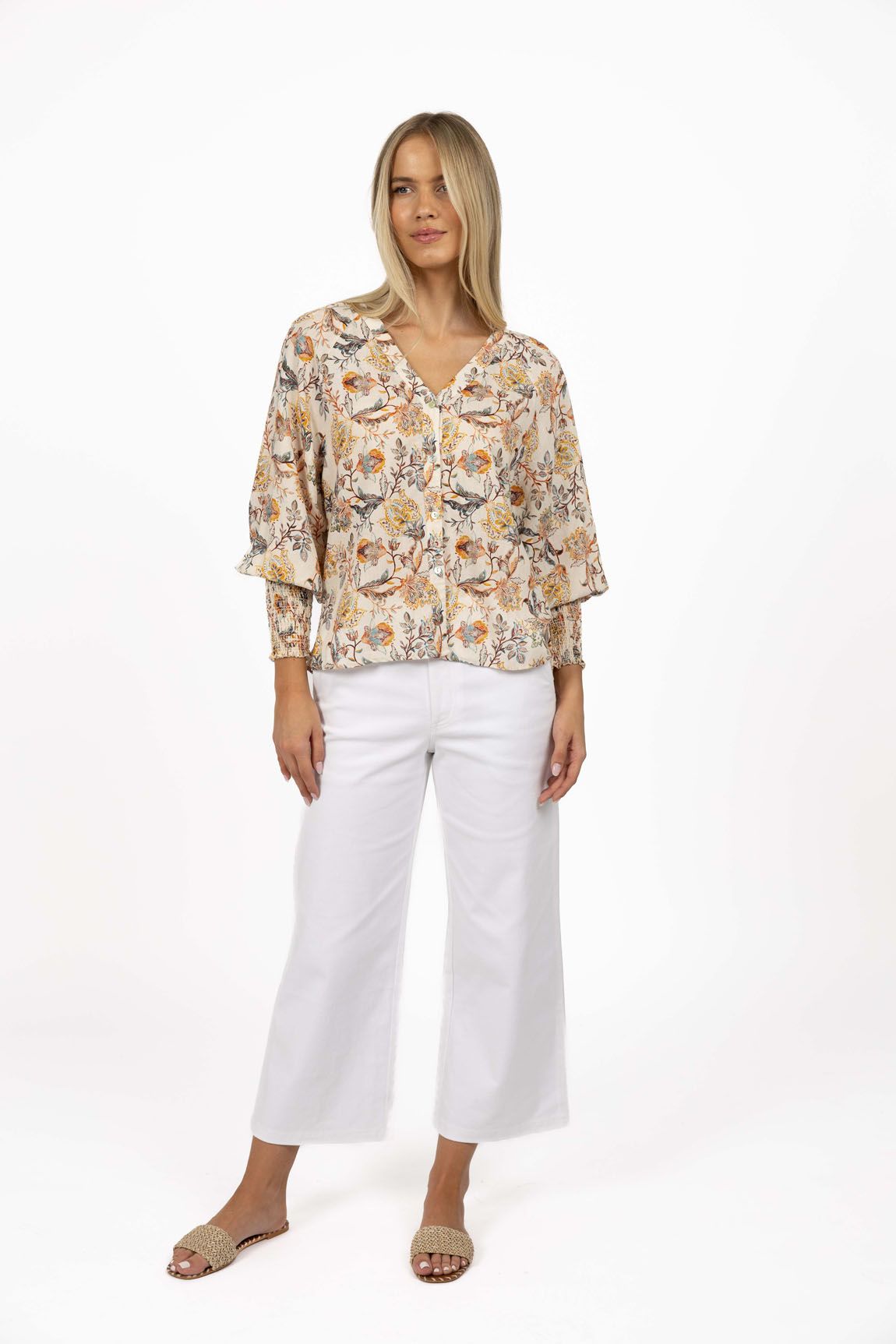 Frances Blouse / Kaffir Print