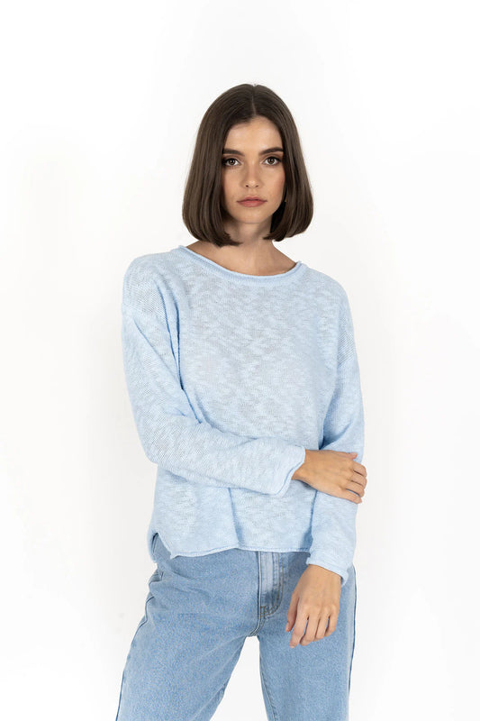 Sofia Sweater / Powder Blue