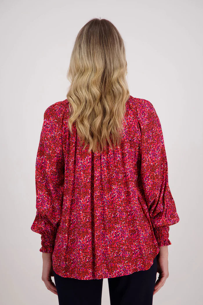 Hollis Top / Red Floral