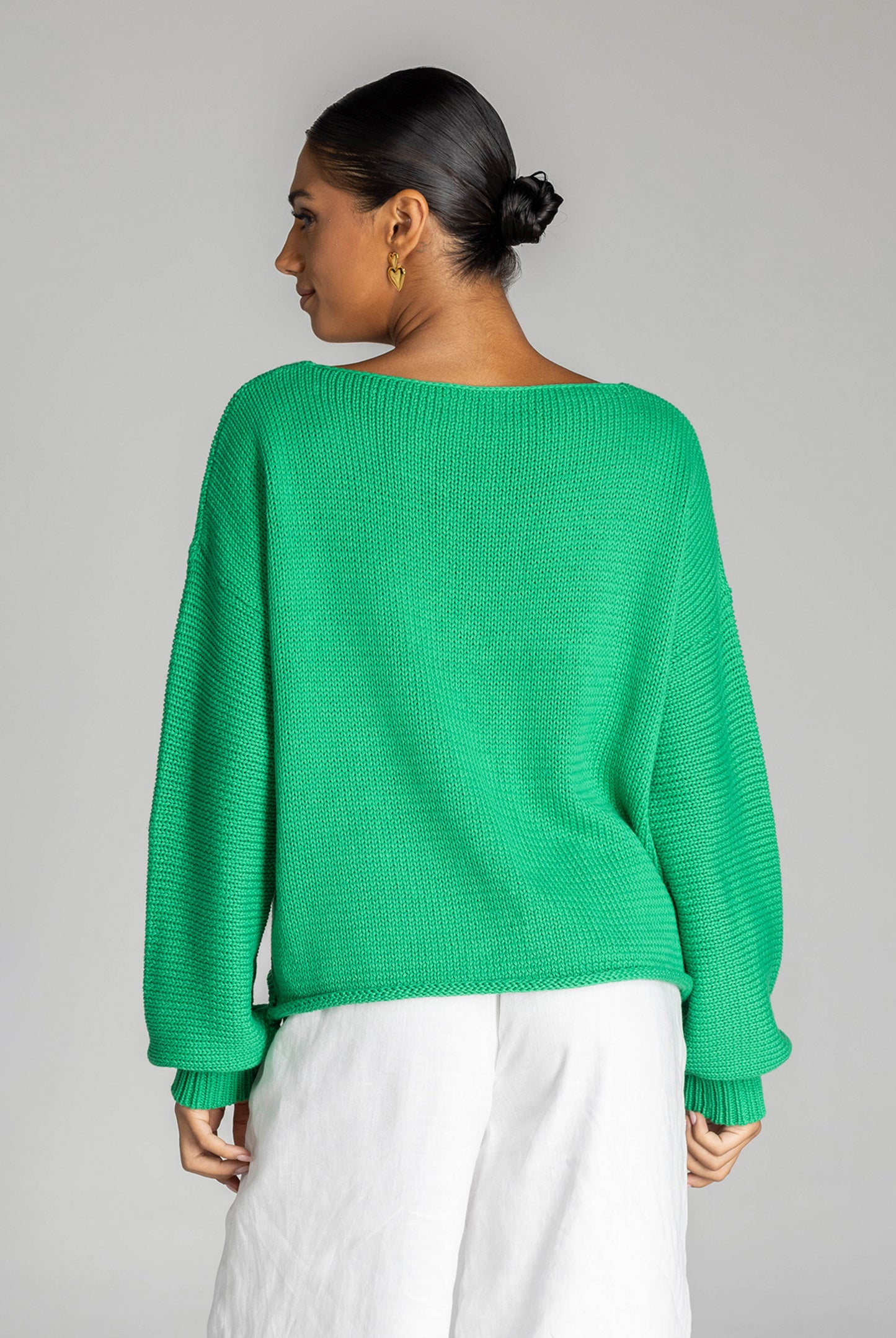 Keep me close sweater/Bright Green