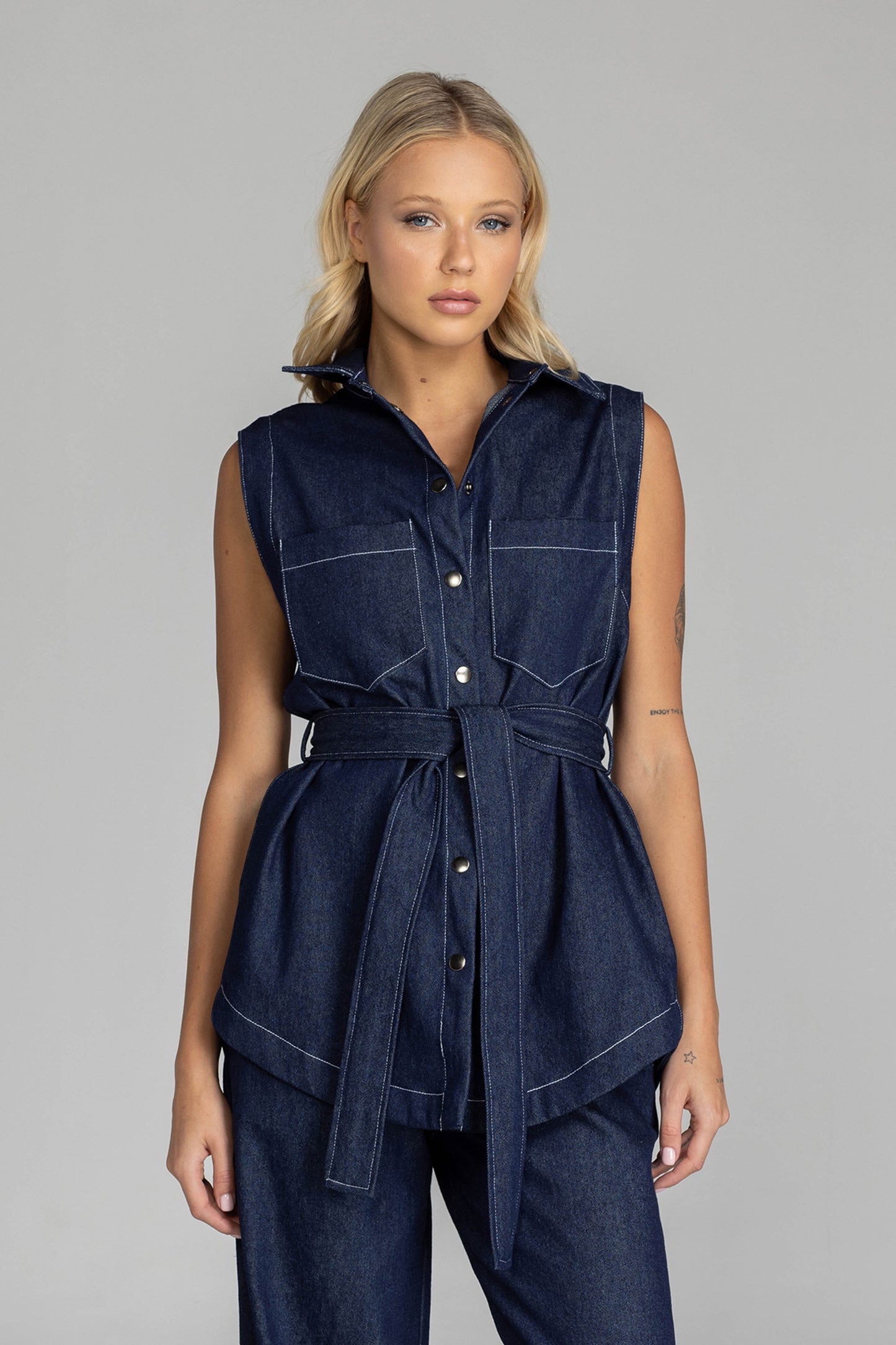 Kent Vest / Blue Denim