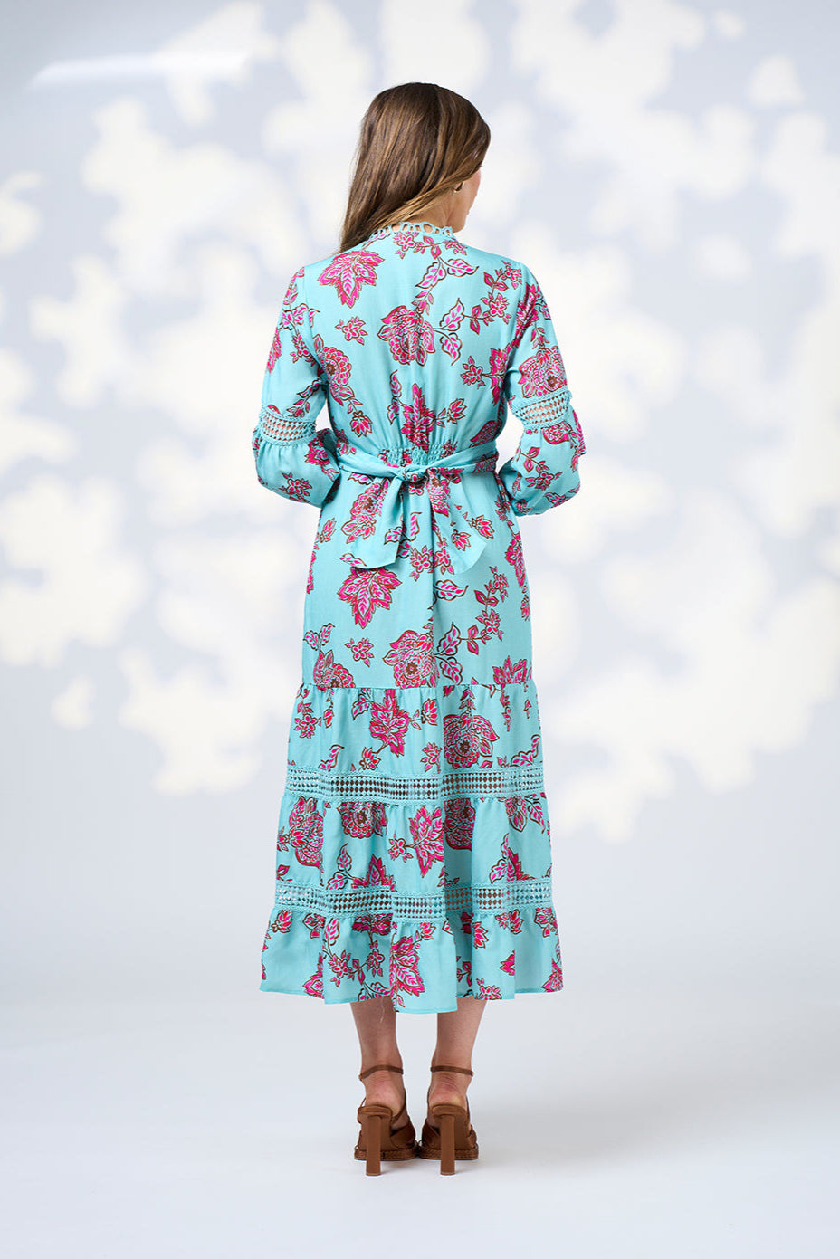 Indie Midi Dress / Tiffany Blue Mu