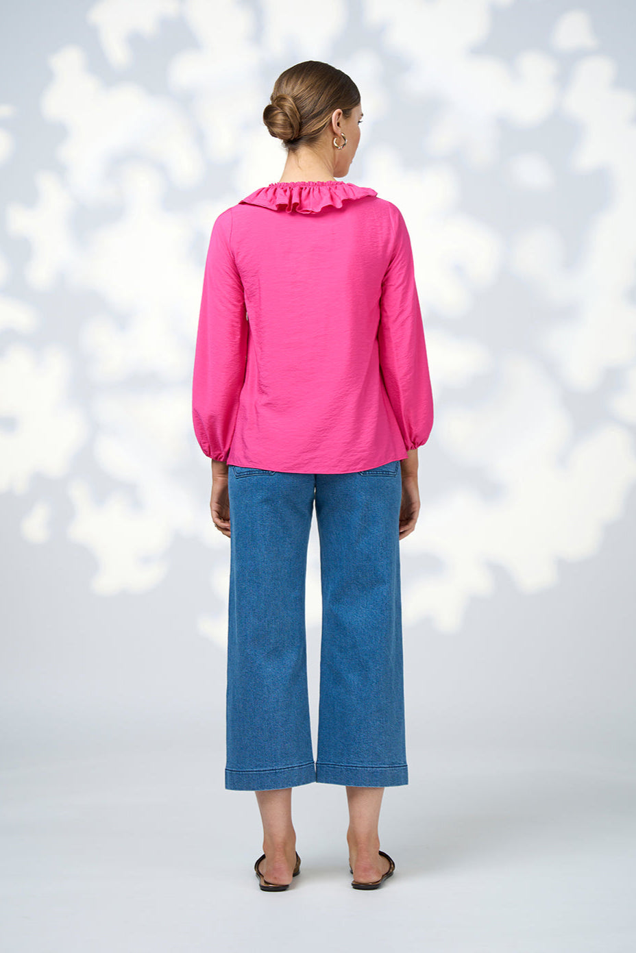 Evie Blouse / Fuchsia