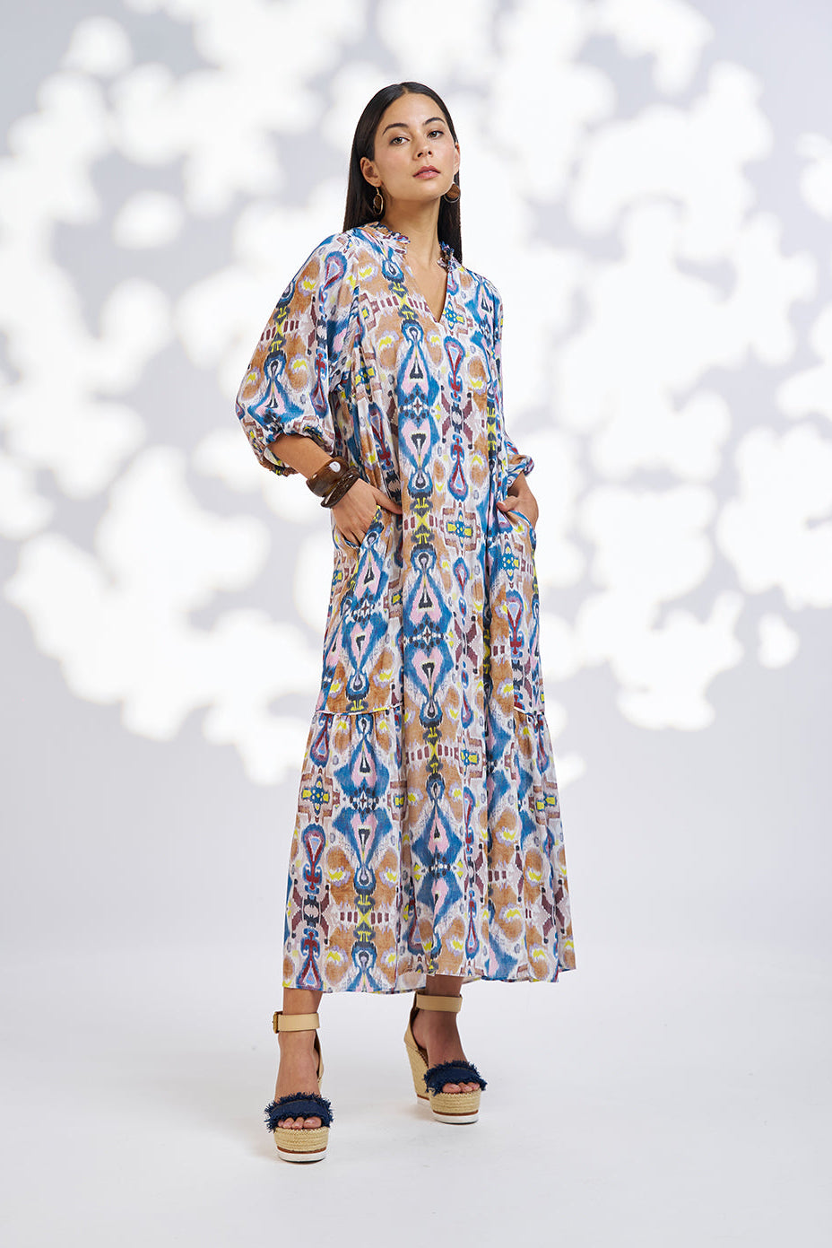 Tia Midi Dress / Multi
