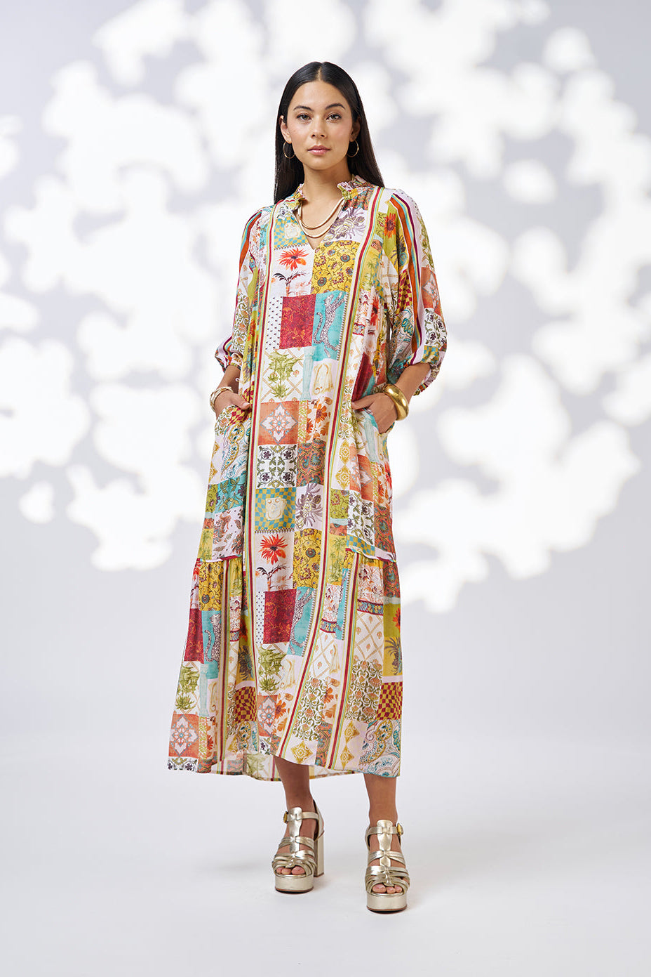 Vana Midi Dress / Multi